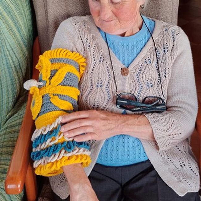 Estimulación sensorial en Residencia El Sueve